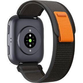 Trail Loop Nylon 22mm Watch Bands Compatible with Amazfit Bip 6/5,Soft Breathable Adjustable Woven Sports Replacement Strap for Amazfit GTR 4/3/3 Pro/2/2e/47mm/Balance Men Women