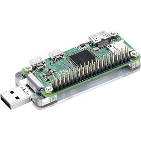 USB Dongle Expansion Breakout Module Kit for Raspberry Pi Zero/W， Both Front & Back Side Can Be Inserted
