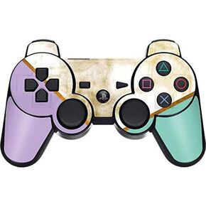 Skinit Decal Gaming Skin for PS3 Dual Shock Wireless Controller - Originally Designed Angled Marble Design