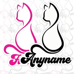 ملصق PAW PET مخصص اسم قلب PET PAW CAT ومحبي الكلاب ملصق فينيل مقاوم للماء لزجاجة ماء محمول قبعة صلبة هدية عيد ميلاد له هدية عيد ميلاد له v7