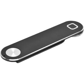 Laptop Phone Holder Adjustable Portable Aluminum Clip On Cell Phone Monitor Mount for Home Office (Silver)