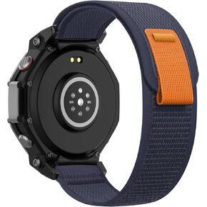 Nylon Band Compatible with Amazfit T-Rex 3, Hook and Loop Design Replacement Strap Compatible with Amazfit T-Rex 3