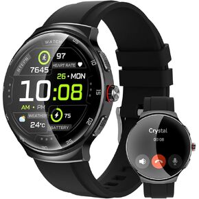 Smart Watches for women,1.43" AMOLED Fitness Tracker,GPS Waterproof Smartwatch,Make/Answer Calls Digital women Watches,150+ Sports Mode Heart Rate/SpO2/Sleep Monitor,Android and iPhone,2 Bands