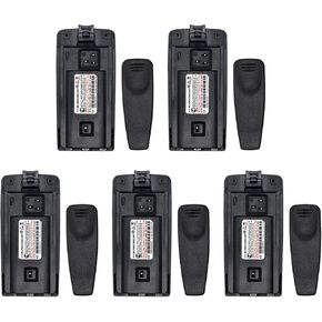 (5PCS) RDV2020 Battery RDU4160 2600 mAh [Upgraded] for Motorola CP110 CP1100 CP1180 RDU2020 RDU2080D RDV2080D RDU4100 RDU4103 RDU4160 RDU4163D RDV5100 RDU4160D RLN6351 Battery