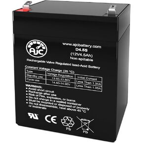 AJC Battery Compatible with Enduring 6FM4.5 T2 12V 4.5Ah UPS Battery