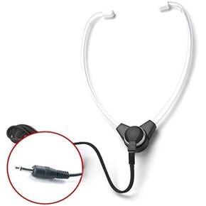 Around The Office Transcription Headset for All Lanier Transcribers hinged-stetho Type Using 3.5MM Straight Plug - MP555 ReplacementExtended-Life Premium Headset