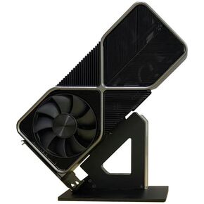 Shelf Trophy Display Stand Holder for Standard PCIE Graphics Cards GPU (Black)