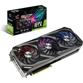ASUS ROG Strix NVIDIA GeForce RTX 3080 V2 OC Edition Gaming Graphics Card (PCIe 4.0, 10GB GDDR6X, LHR, HDMI 2.1, DisplayPort 1.4a, Axial-tech Fan Design, 2.9-Slot, Super Alloy Power II, GPU Tweak II)