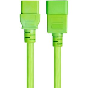Monoprice Power Extension Cable/Cord - 8 Feet - Blue | 12AWG 20A (IEC 60320 C19 to IEC 60320 C20)