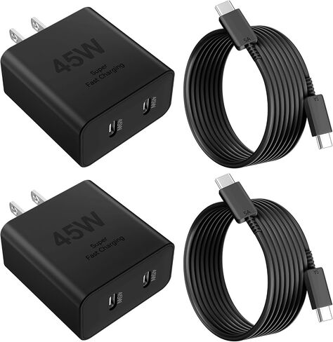 iPhone 16 15 Pro Charger Charger Fast Charging Block 45W USB C Dual Port I PORTH 15 16 PRO MAX ACRGER 10FT TYPE TYPE CALL FOR IPHON in Kuwait