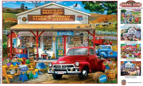MasterPieces 1000 Piece Jigsaw Puzzle for Adults, Family, Or Youth - Countryside Store & Supply - 19.25"x26.75" in Saudi Arabia
