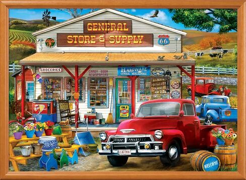MasterPieces 1000 Piece Jigsaw Puzzle for Adults, Family, Or Youth - Countryside Store & Supply - 19.25"x26.75" in Saudi Arabia