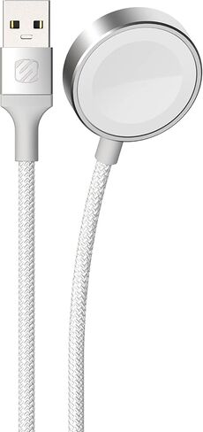 Scosche Fast Charging USB-C شاحن سفر مكونات مكون من قِبل Apple Watch ، سلسلة مفاتيح الشاحن المغناطيسي المحمولة Mini لـ IWatch متوافق مع سلسلة Apple Watch 10/9/8/6/5/4/3/2 Ultra 2/SE ، Black in Kuwait