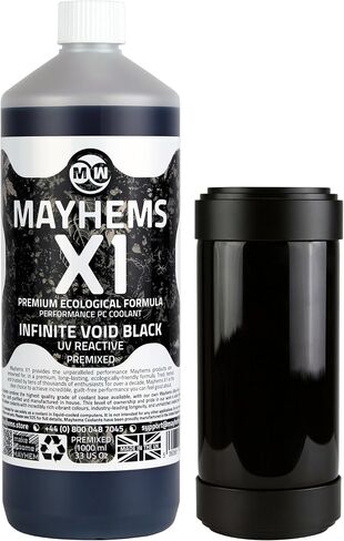 MATHEMS - PC COONANT - X1 Premix - ECO Friendly Series ، UV Fluorescent ، 1 Liter ، Black in Saudi Arabia