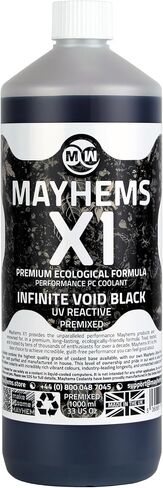 MATHEMS - PC COONANT - X1 Premix - ECO Friendly Series ، UV Fluorescent ، 1 Liter ، Black in Saudi Arabia