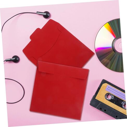 LIFKOME 20pcs Paper CD DVD Sleeves Envelopes for Storage Protects Discs from Scratches for Home Office School and Business Use Efficient Space Saver in Saudi Arabia