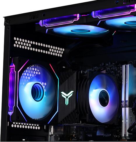 MXZ Desktop Computer High Performance Gaming pc, Ryzen 5 7600 Zenn 4 Architecture,B650,16GB DDR5,1T NVME,5 RBG Fans, Windows 11 Pro Ready to use(R5 7600| RTX 4060) in Kuwait