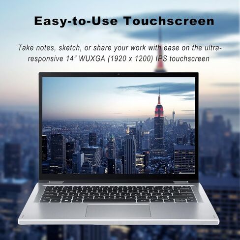 Acer Aspire 3 Spin 14 2 في 1 كمبيوتر محمول ، 14 "Wuxga IPS Touchscreen ، Intel Core I3-N305 ، Intel UHD Graphics ، Web-Cam ، Wi-Fi 6 ، Win 11 Pro ، W/HDMI (8GB RAM | 1TB PCIE SSD+HDMI) in Saudi Arabia