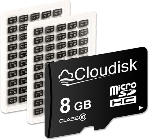 Pack of 100 Micro SD Card 8GB Flash Memory Card Micro SDHC C10 A1 U1 (8GB) in Kuwait