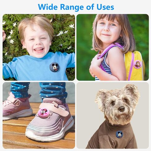 مقاومة للماء لـ Airtag Holder for Kids - 2 Pack ، Air Air Tag Case مع دبوس أمان للملابس ، الأمتعة ، الأحذية ، حقيبة الظهر ، طفل صغير ، كبار السن. in Saudi Arabia