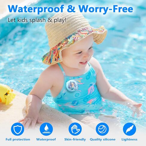 مقاومة للماء لـ Airtag Holder for Kids - 2 Pack ، Air Air Tag Case مع دبوس أمان للملابس ، الأمتعة ، الأحذية ، حقيبة الظهر ، طفل صغير ، كبار السن. in Saudi Arabia