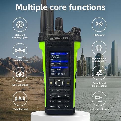 2-pack 4G LTE POC و ALANOG UHF ثنائية الاتجاه ، على مستوى البلاد PTT غير محدود Range Walkie Talkie-شملت خطة بيانات لمدة عام واحد (5288) in Kuwait