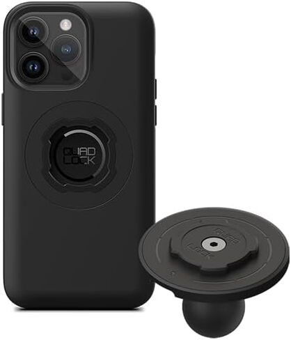 Quad Lock 1" Ball Top Cap Phone Mount Kit with MAG Phone Case and MAG Wireless Charging Head for iPhone 16 Pro Max, Compatible with RAM 1" Socket arms for Car, Truck or RV. in Saudi Arabia