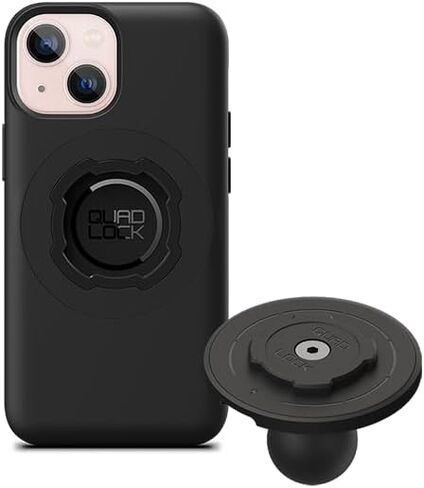 Quad Lock 1" Ball Top Cap Phone Mount Kit with MAG Phone Case and MAG Wireless Charging Head for iPhone 16 Pro Max, Compatible with RAM 1" Socket arms for Car, Truck or RV. in Saudi Arabia
