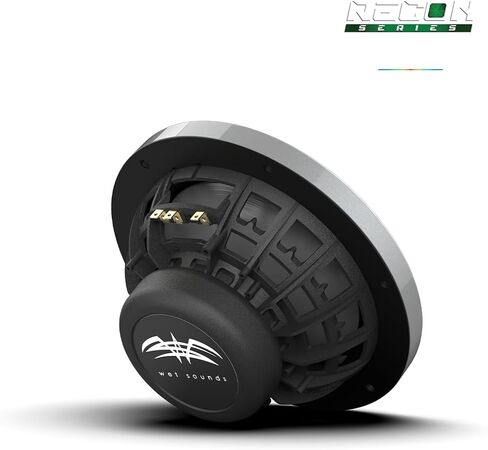 الأصوات الرطبة | Recon 8-BG RGB | مكبرات صوت مكونة عالية الإخراج 8 بوصة بحرية مع مصبغة أسود وإضاءة RGB الخلفية in Saudi Arabia