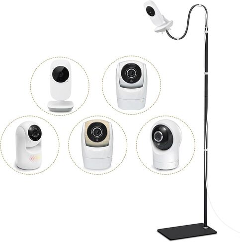 Monitor Baby Floor Stand Mount متوافق مع VTech VM819 ، Advanced HQ MAX ، New VM901 ، RM7764HD ، RM5467HD Baby Monitor ، حامل حامل كاميرا الأطفال مع ارتفاع قابل للتعديل ، خارج الطفل ، المزيد من الأمان in Kuwait