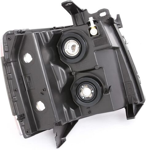 مجموعة المصابيح الأمامية لـ 2007-2013 Chevy Silverado 1500، 07-14 2500HD 3500HD كشافات أمامية مع حزام أسلاك المصباح الأمامي، كروم كهرماني in Saudi Arabia
