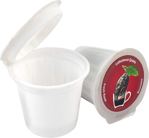 Ifillcup PODS-48 Red Fillable Coffee Pods للاستخدام في Keurig Brewers. يعمل في كل من البيرة الفردية والخمسة. رواسب صفر لمضاعفة تذوق كبيرة. in Kuwait