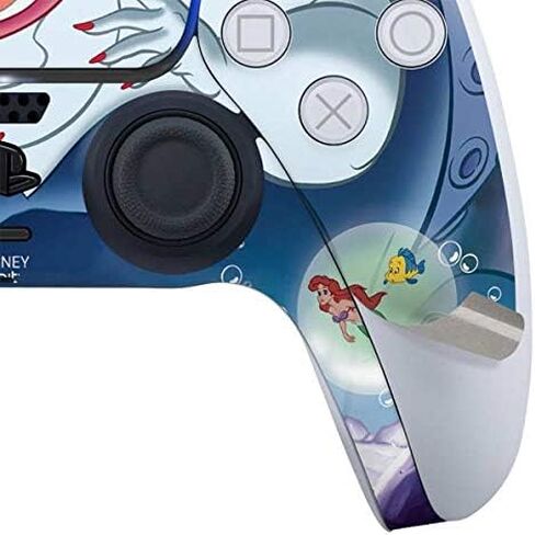 Skinit Decal Gaming Skin Compatible with PS5 Controller - Officially Licensed Disney Villains Sleeping Beauty and Maleficent Art Design in Saudi Arabia