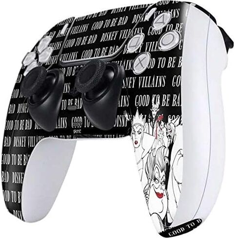 Skinit Decal Gaming Skin Compatible with PS5 Controller - Officially Licensed Disney Villains Sleeping Beauty and Maleficent Art Design in Saudi Arabia
