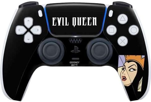 Skinit Decal Gaming Skin Compatible with PS5 Controller - Officially Licensed Disney Villains Sleeping Beauty and Maleficent Art Design in Saudi Arabia