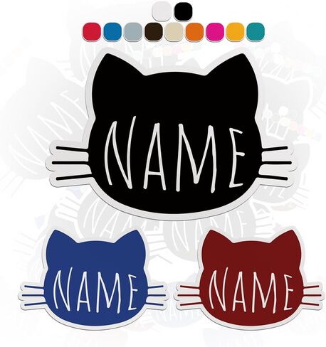 Custom Paw Pet Sticker Personalized Heart Name Pet Paw Cat and Dog Lover Waterproof Vinyl Sticker for Water Bottle Laptop Hard Hat Tumbler Cup Cars Birthday Gift for Her Him V7 in Saudi Arabia