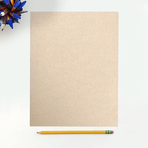 8 1/2 x 11 Cardstock - Champagne Metallic (50 Qty.) | Perfect for creating Business Cards, Layer Cards, Invitations, Crafts, various Artistic purposes and so much more! | 105lb Cover | 81211-C-M08-50 in Saudi Arabia