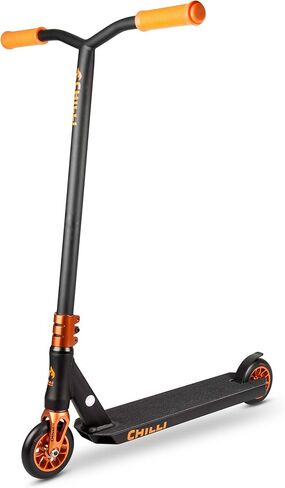 سكوتر تشيلي ريبر عالي الجودة للاستخدام في عمر 13 سنوات فما فوق، عجلات 110 مم، قضيب حديد مقوى، ضغط تشيلي سبايدر هيك، تم تجميعها مسبقًا in Kuwait