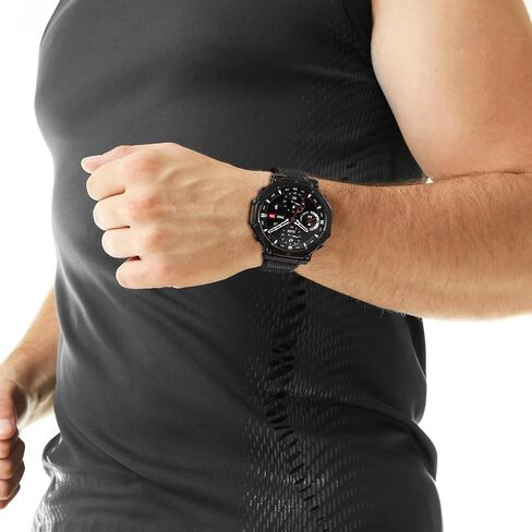 شريط النايلون متوافق مع AmazFit T-Rex 3 ، حزام بديل لتصميم الخطاف والحلقة المتوافقة مع AmazFit T-Rex 3 in Kuwait