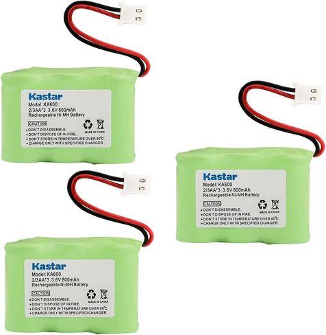 استبدال بطارية KASTAR 1 حزمة لبيدية Midland BATT102 بديلة ، Midland ER102 Radio Crank Weather Radio in Kuwait