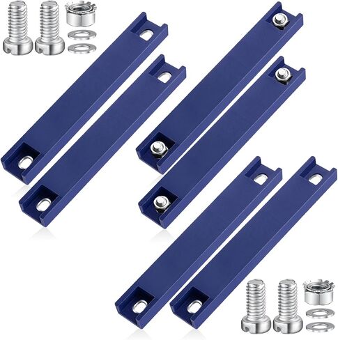 6 Pcs Magnetic License Plate Holder Temp Tag Holder License Plate Mount Rubber Coated License Plate Magnet for Vehicles Car Truck Test Drive License Plates Supplies, Black in Saudi Arabia