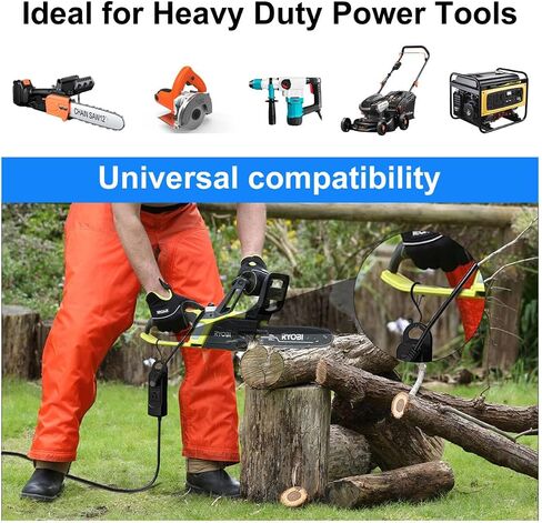 Outdoor Power Strip Weatherproof 50 Ft Extension Cord Power Strip,2 AC Outlets,IPX4 Waterproof and Electric Shock Protection for Camping, Home, Garden, Office in Saudi Arabia