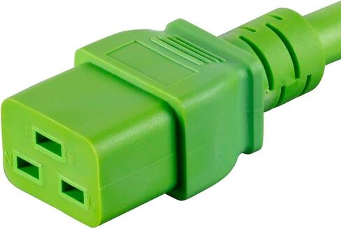 Monoprice Power Extension Cable/Cord - 8 Feet - Blue | 12AWG 20A (IEC 60320 C19 to IEC 60320 C20) in Saudi Arabia
