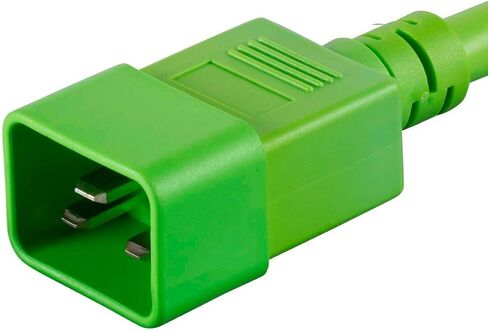 Monoprice Power Extension Cable/Cord - 8 Feet - Blue | 12AWG 20A (IEC 60320 C19 to IEC 60320 C20) in Saudi Arabia