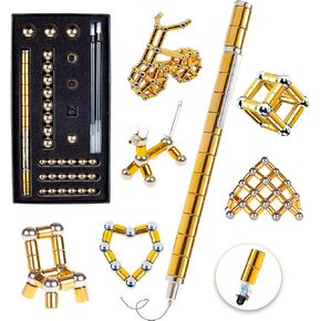 Cool Magnetic Fidget Pen - Upgraded Multifunctional Deformable Metal Pen - Perfect Transformer and Stress Relief Magnet Pen for Adults.