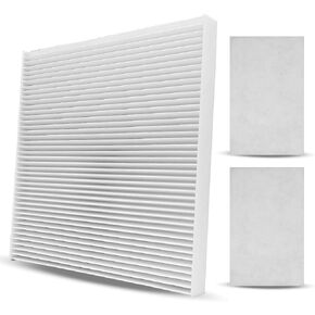 1 Pc Cabin Air Filter and 2 Pcs Washable Bunk Recirc Filter Fit for Freightliner Cascadia 2019 2020 2021 2022 2023 Trucks, Replace BOA91559 AF26235 P609422 PA4857 CAF24003 PA10181 PA30107