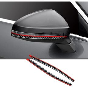 2pcs Rear View Mirror Collision avoidanceAnti-Scratch Trim Sticker,Anti-rub Strip Sticker Anti-Collision Strip for Audi A4 A5 2017-2021 RS5 S4 S5 2018-2021 Accessories