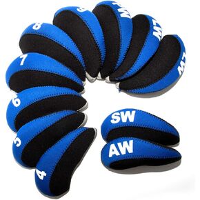 Golf Iron Club Head Covers Headcovers Set, Neoprene Golf Wedges Protective fits Taylormade M5 M6 Callaway PXG, Lightweight, Lob Wedge,Sand Wedge
