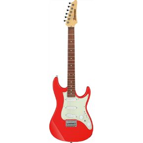 Ibanez 6 String Solid-Body Electric Guitar, Right, Vermilion (AZES31VM)