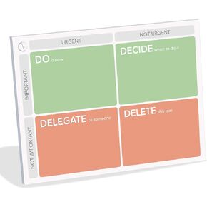 Large Eisenhower Matrix Sticky Notes, 50 Pages, 8x6" by DAILY RITMO